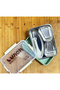 800ml Bento Lunch Box - with 3 Spoons Gift, Stainless Steel (P05)