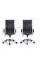 031H Eames Replica High-Back Ergonomic Chair - Black, Adjustable, Stylish, Comfortable - 6