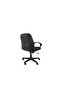 Iris 587 Low-Back Chair - Ergonomic, Adjustable, Durable with Smooth Mobility, Black - 7