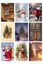 New Year Themed Nostalgic 9-Piece Postcard Photocard Series Model 3