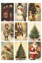 Christmas Themed Nostalgic 9 Postcard Photocard Series Model 9