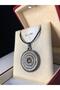 Esma-Ül Hüsna Men's V Black Color Steel Necklace for Lover, Spouse, Father, Friend