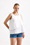 Asymmetric Cut Button Detailed Blouse - 3