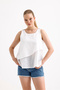 Asymmetric Cut Button Detailed Blouse - 4