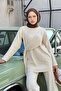 Side Shawl Knitwear Set - 4