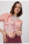 Women's Rose Printed Frilly T-shirt - 6