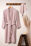 Unisex Kimono Muslin Bathrobe Towel Set Powder