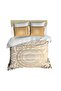 Ethnic 3D Digital Yellow Double Bedding Set