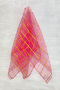Large Size Gold Glitter Halay Handkerchief, Pink 5 Pieces, Bride Groom Wedding Henna Circumcision Engagement Bride - 4