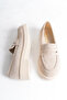 Lena Ten Suede Flat Thick Sole Loafer Moccasin Shoes - 2