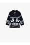 Navy Blue Baby Boy Sweater 5Wmb90012Tt