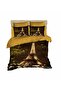 Eiffel 3-D Digital Printed Duvet Cover Set