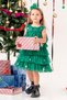 Snowflake Detailed Buckle Girl's Christmas Dress - 5