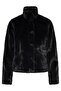 Only Women's 15295423 Plush Coat Black - 3