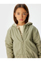 Oversized Hooded Coat with Pocket Detail - 2