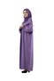 Prayer Dress Scarf Prayer Rug Rosary Set, Islamic Clothing Suit Ferace Turban Shawl - 3