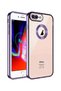 حافظة سيليكون ليزر CD مع واقي عدسة بنفسجي عميق لهاتف iPhone 7 PLUS