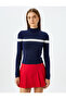 Long Sleeve Turtleneck Knitwear Sweater - 3