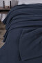 Cotton Honeycomb Indigo Pique Bedspread Double - 200X230 cm - 3