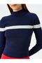 Long Sleeve Turtleneck Knitwear Sweater - 5