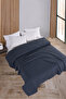 Cotton Honeycomb Indigo Pique Bedspread Double - 200X230 cm