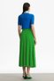 Pleated rayon skirt green - 5