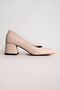 Modi Women's Heeled Shoes Blunt Toe-Cream - 6