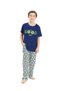 NEW PEARL FATHER SON 2 PAIR VISKOSE PIJAMAS SET 838-340 - 4