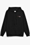 Life Magician Magician Back Printed Hooded Semi Oversized Sweatshirt Black Hoodie 1218 - 2
