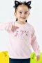 Girl's Sweatshirt Cute Animals Printed 1.5-5 Years, Salmon Melange - 2