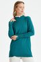 COLLAR RIFFIR DETAILED KNITWEAR TUNIC OPENPETROL