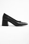 Modi Women's Heeled Shoes Blunt Toe-black - 4
