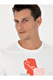 White Slim Fit Crew Neck T-Shirt 50265875-Vr013 - 2