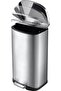 Della Stainless Steel Rectangular Step Waste Bin with Soft Close Lid, 12-Liter - 3