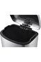 Della Stainless Steel Rectangular Step Waste Bin with Soft Close Lid, 12-Liter - 7