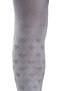 Girl's Cotton Heart Pattern Pantyhose Lilac - 2
