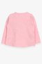 Girl's Long Sleeve T-Shirt Cute Girl Printed 1-4 Years, Salmon Melange - 2