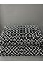 Black Chain Pattern Pillow Case 2 Pack 50X70
