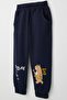Boy's Tracksuit Set Skateboarder Teddy Bear Printed 1-4 Years, Water Green - 7