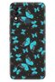 Spark 8t Case Camera Protected Silicone Patterned Picture Uv Cover Blue Butterfly