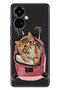 Camon 19 Pro Case Modern Design Silicone Patterned Cat on Vacation - 3