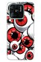 Xiaomi Redmi 10C Case Silicone Tioserisi Patterned Illustrated - Eyes