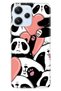 Xiaomi Redmi 12 Case Camera Protected Silicone Patterned Picture Cover Cute Panda