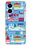 Pova 4 Pro Case Silicone Patterned Illustrated Uv Cover Istanbul Geo