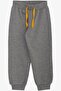 Boy's Tracksuit Set with 3D Lettering Print, Ages 1.5-5, Dark Gray Melange - 4