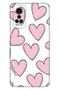 Gm 22 Pro Case 0.4mm Laser Cut Silicone Cover Pink Striped Hearts