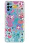 Gm 21 Pro Compatible Case 0.4mm Laser Cut Silicone Cover Pink Cat