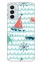 Samsung Galaxy M23 Compatible Case 0.4mm Laser Cut Silicone Cover Wave Sea