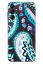 Samsung Galaxy A54 Case Silicone Patterned Illustrated Uv Cover Geo Leaves