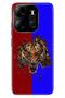 Spark Go 2023 Case with Camera Protection Silicone Patterned Pictorial Uv Cover Black Sea Tigers